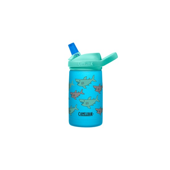 CamelBak Eddy+ Kids SST Vacuum Insulated 12oz Water Bottle Biking Dogs